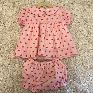 Cecil & Lou pumpkin bloomer set 18m